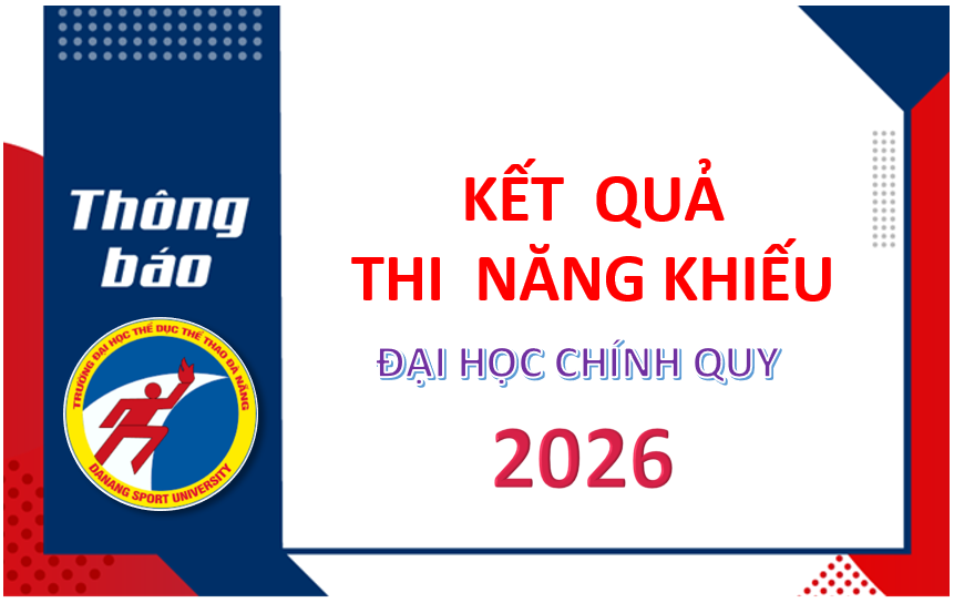 Kết quả điểm năng khiếu - Kỳ thi tuyển sinh đại học chính quy năm 2026 (Đợt thi: Ngày 20 tháng 6 năm 2026)